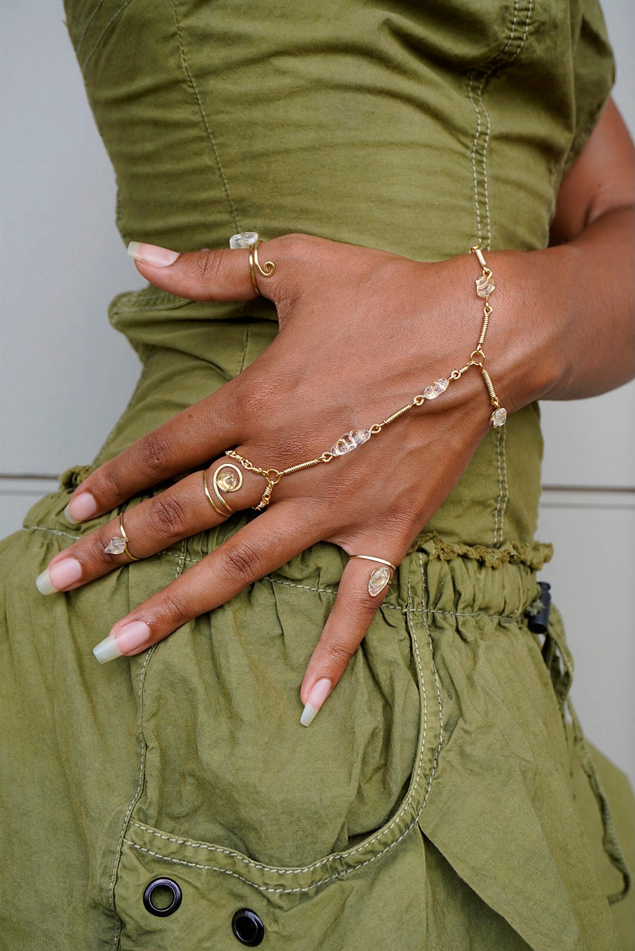 Quartz Hand Adornment