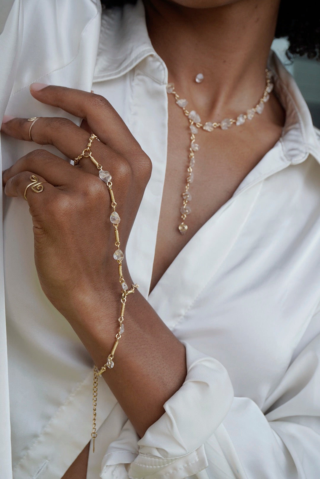 Quartz Hand Adornment