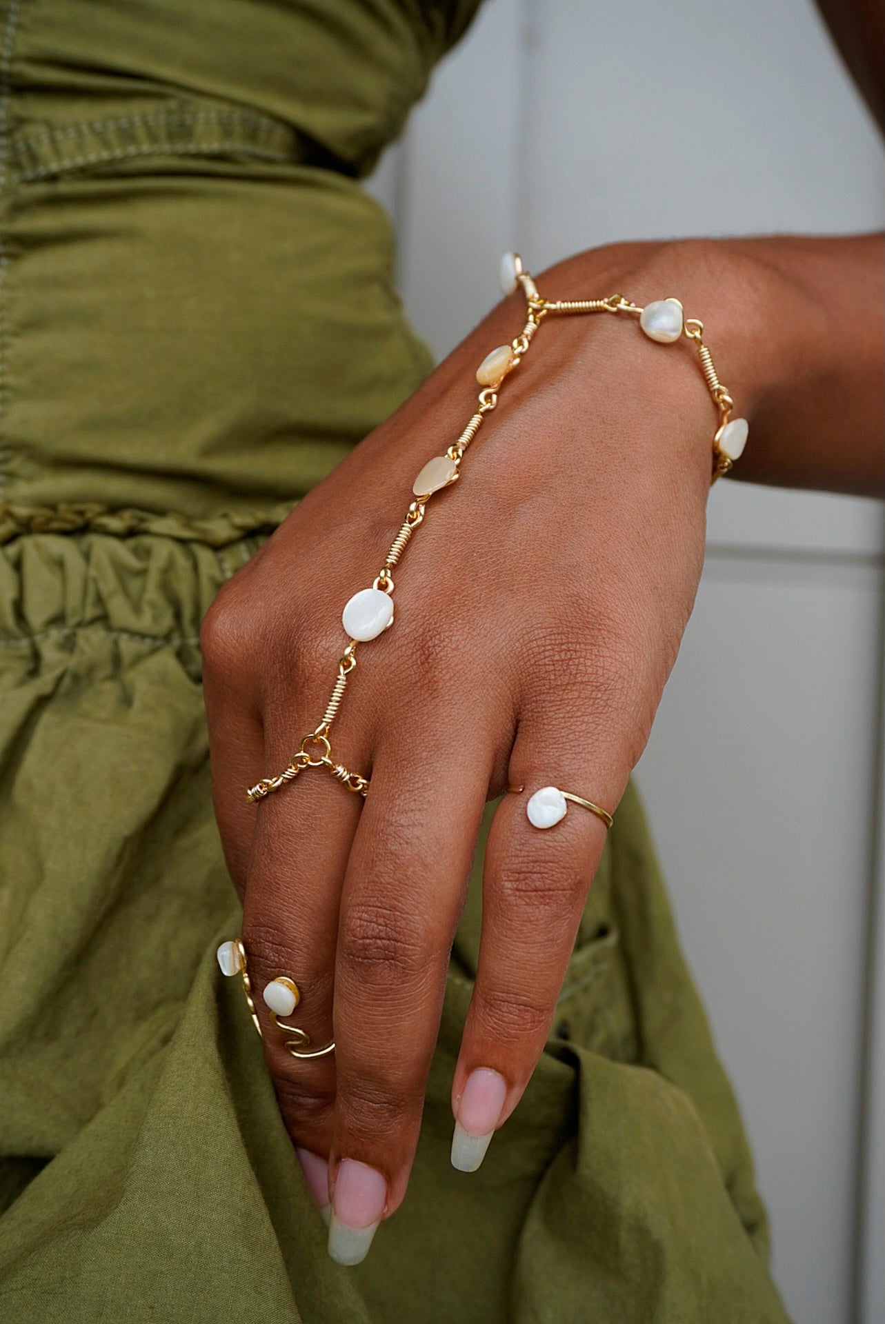 Mother of Pearl Hand Adornment