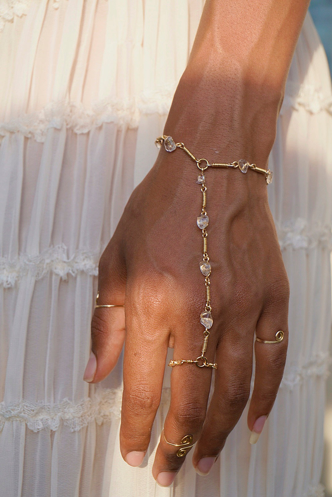 Quartz Hand Adornment