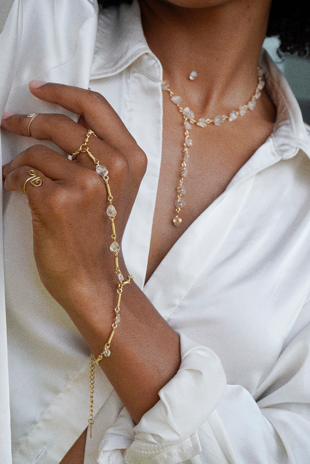 Quartz Charmed Necklace