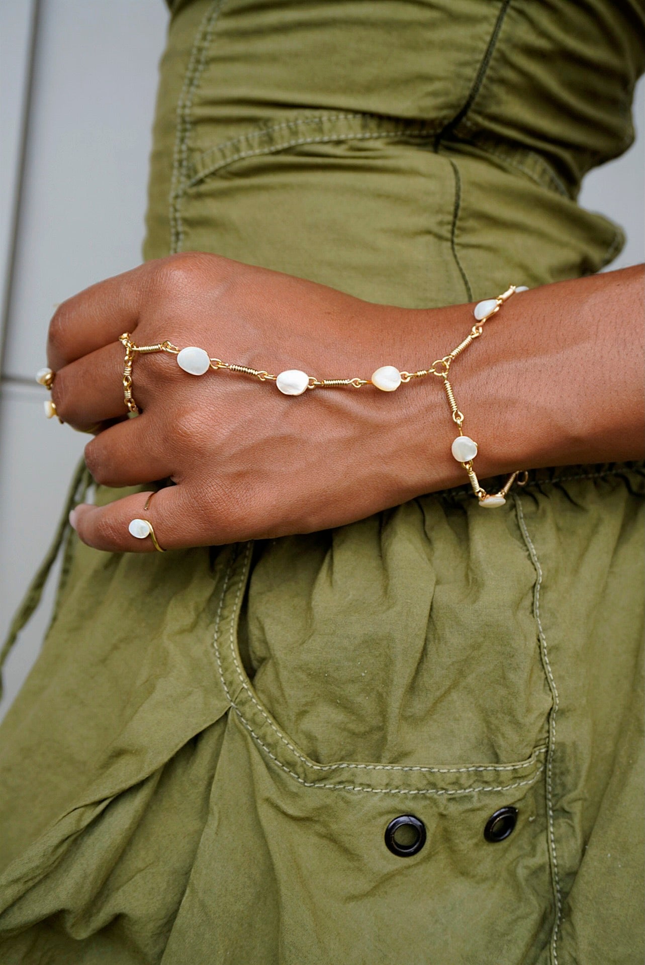 Mother of Pearl Hand Adornment