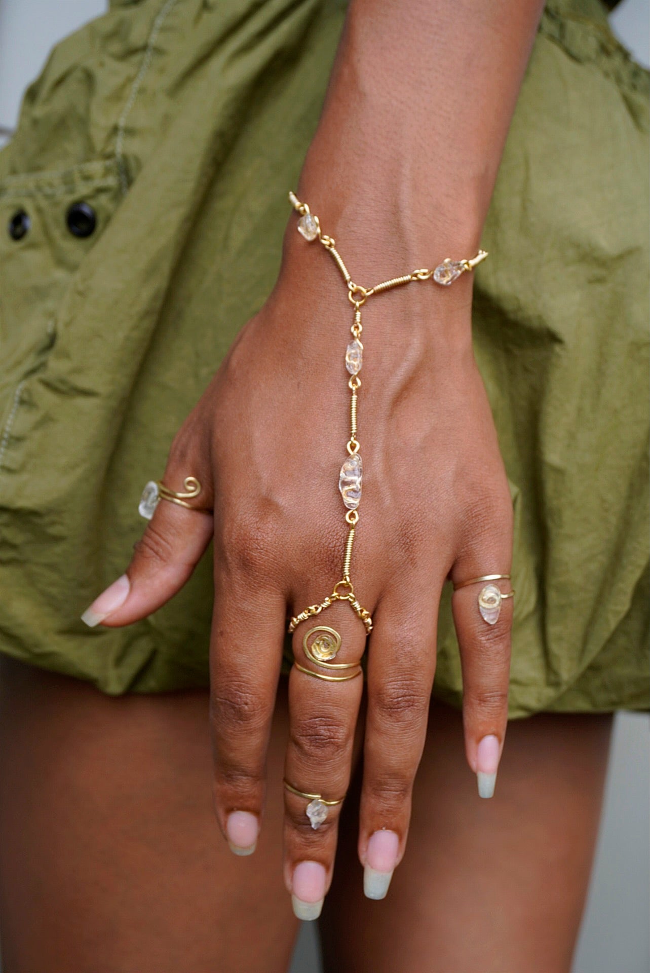 Quartz Hand Adornment