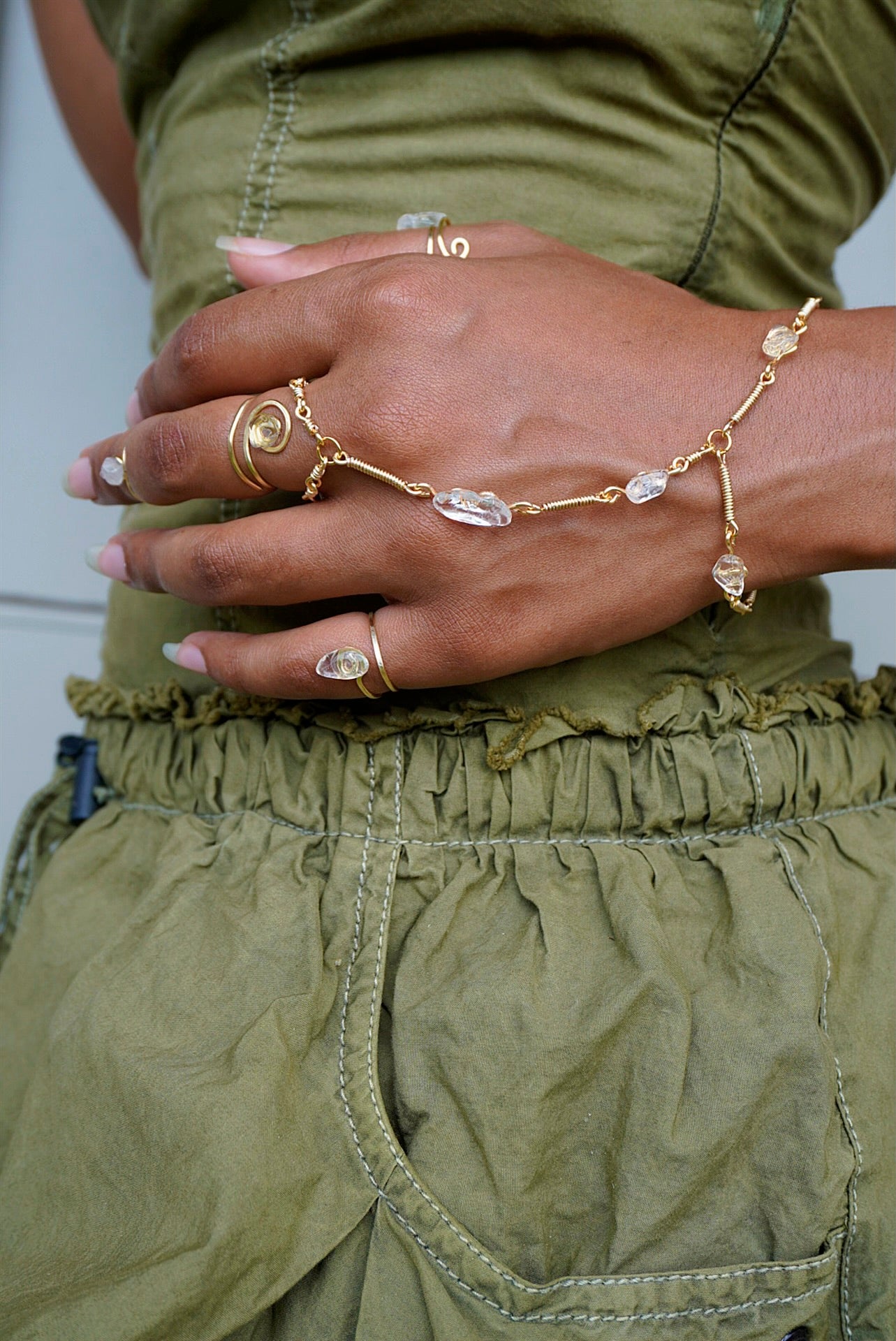 Quartz Hand Adornment