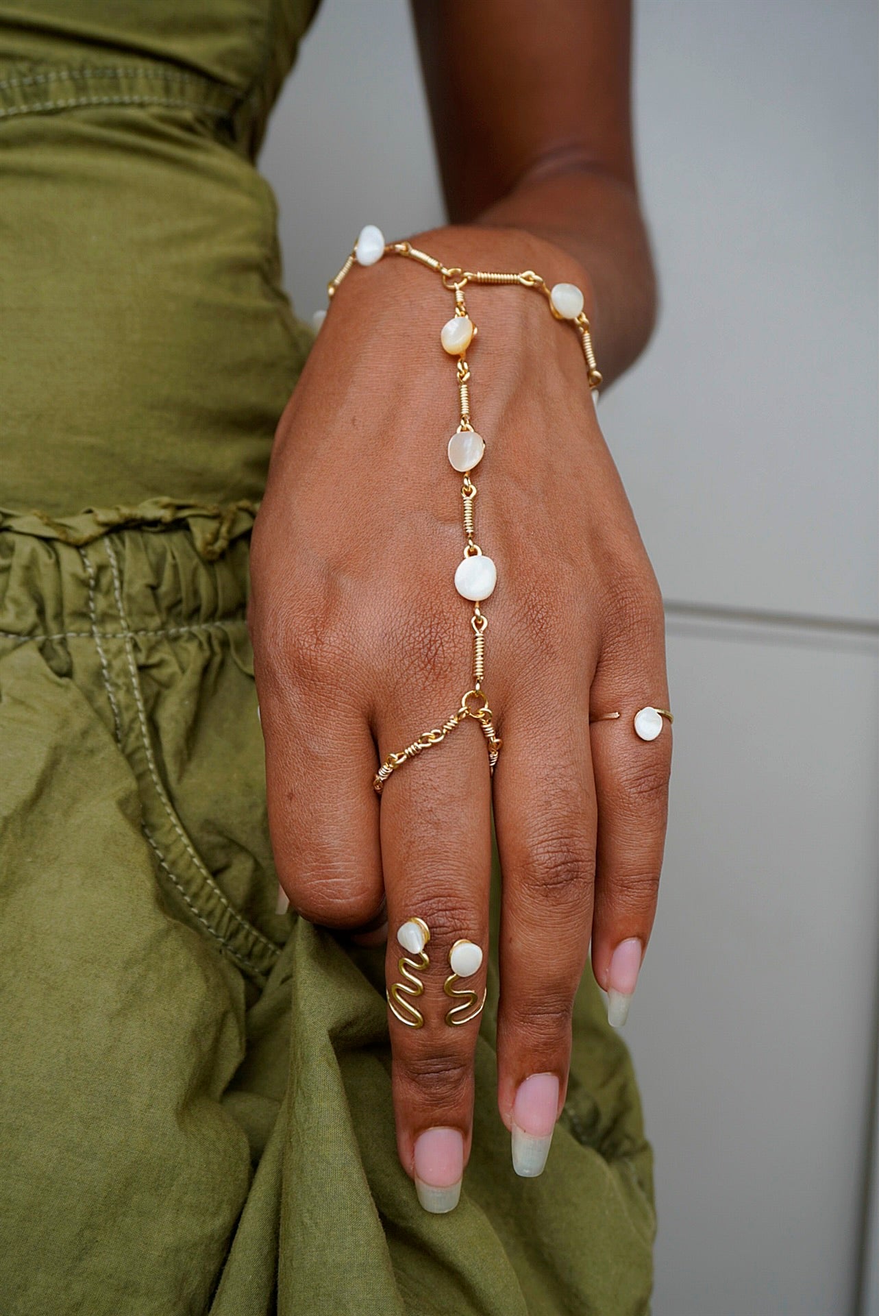 Mother of Pearl Hand Adornment